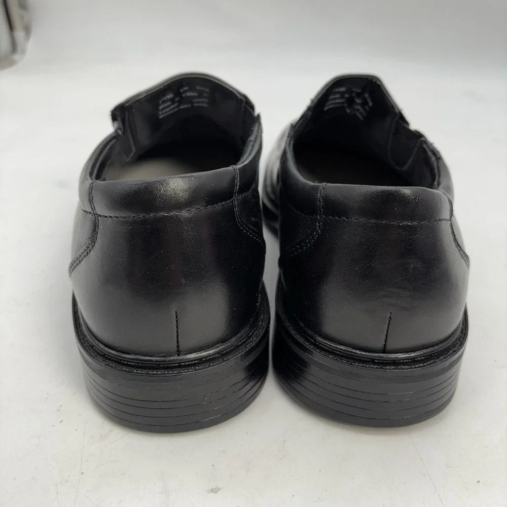 Bostonian New Iron Age Dress Shoes Mens 9 Black Wingtip Black Slip On Comfort